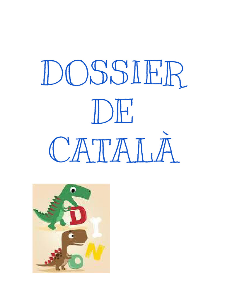 Dossier 1 Català | PDF