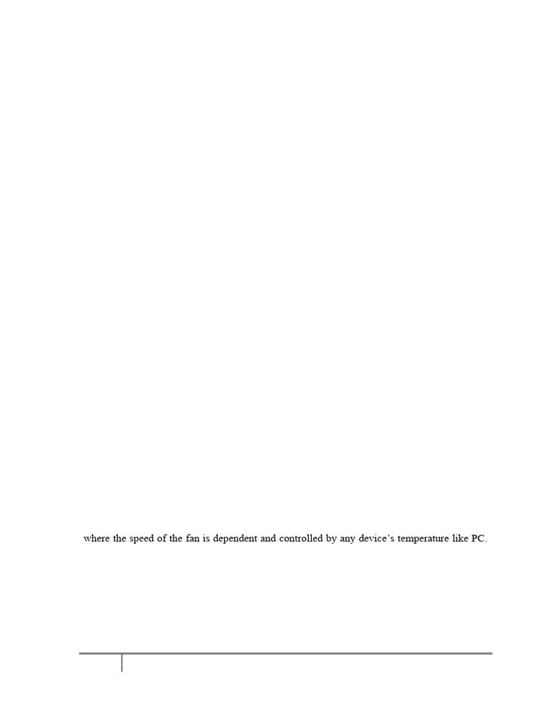 Sample Mini Project Report - Temp Cont Fan in Industry | PDF | Relay ...