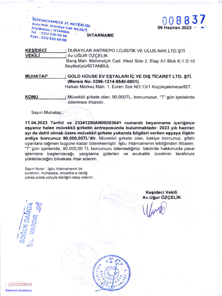 Islem Belgesi 2932342919282332257 | PDF