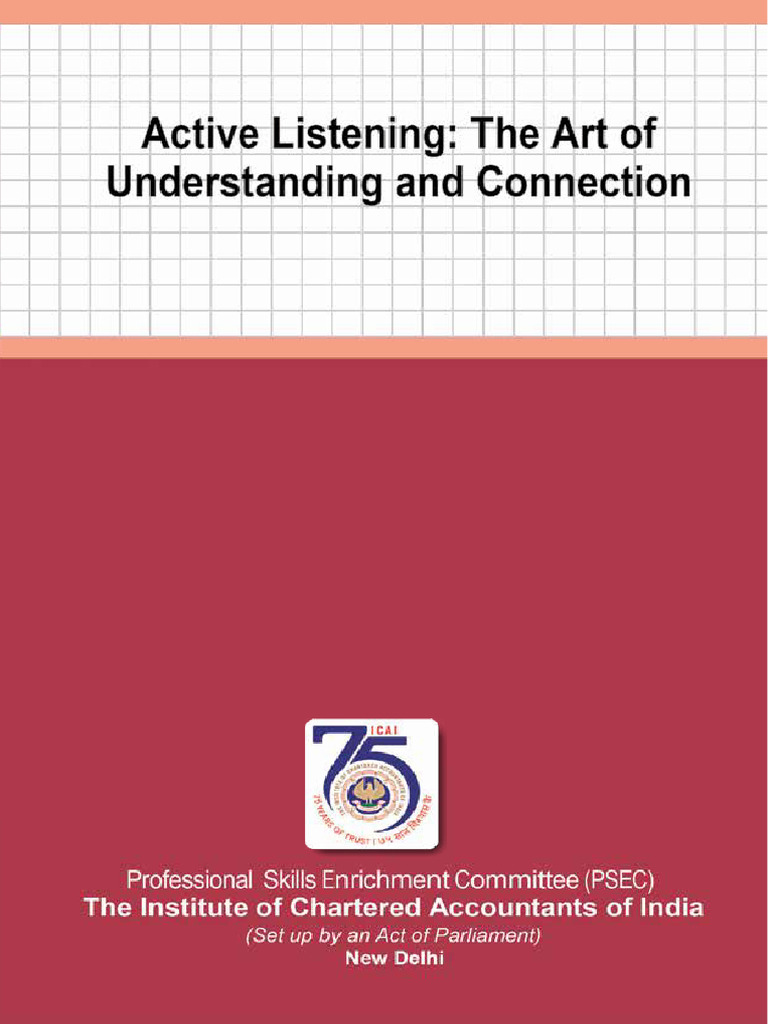 Mastering Active Listening Skills | PDF | Empathy | Nonverbal Communication