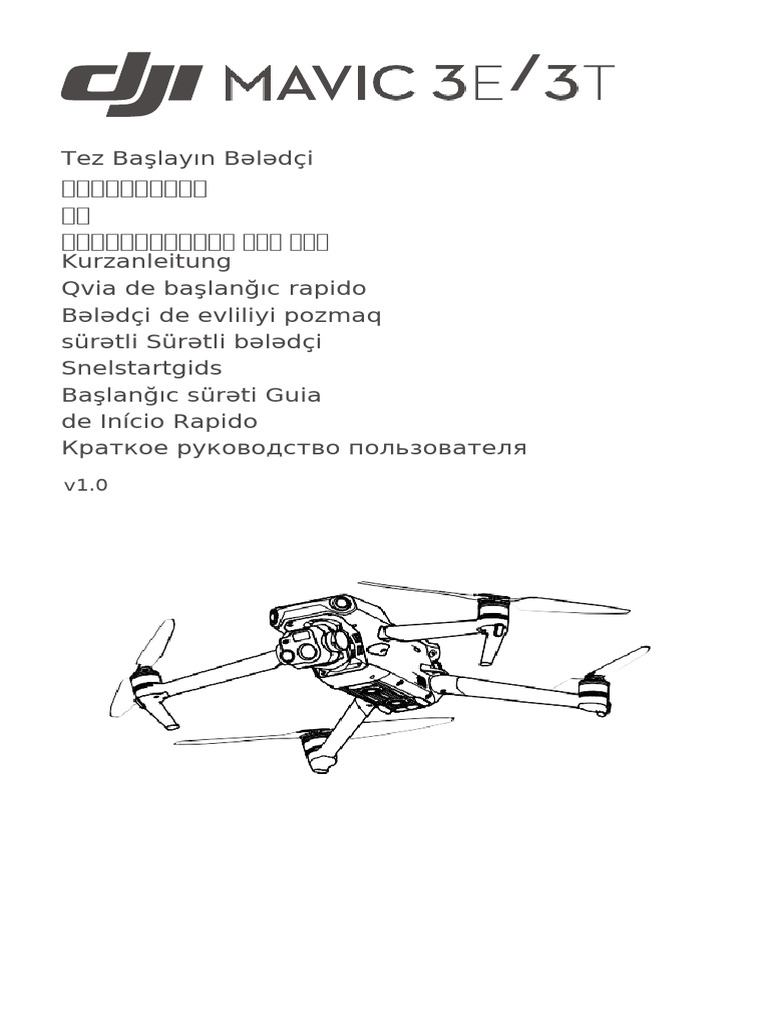 Instruktsiya Dlya DJI Mavic 3T 3E | PDF