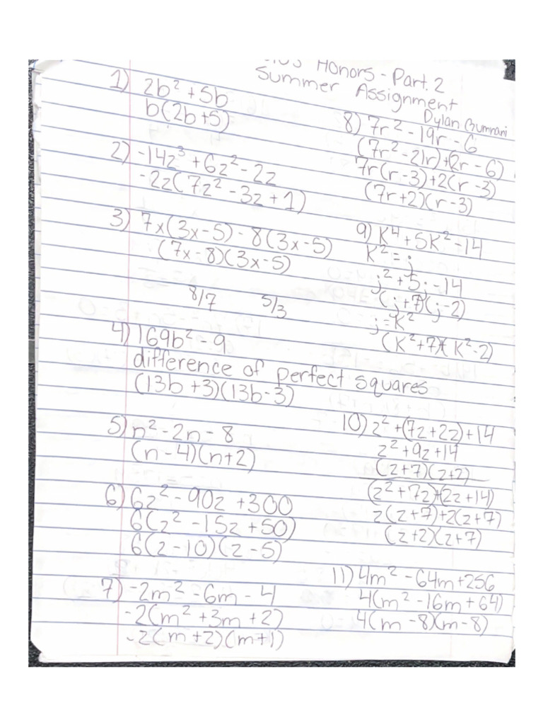 Summer Assigment: Part 2 Edia | PDF