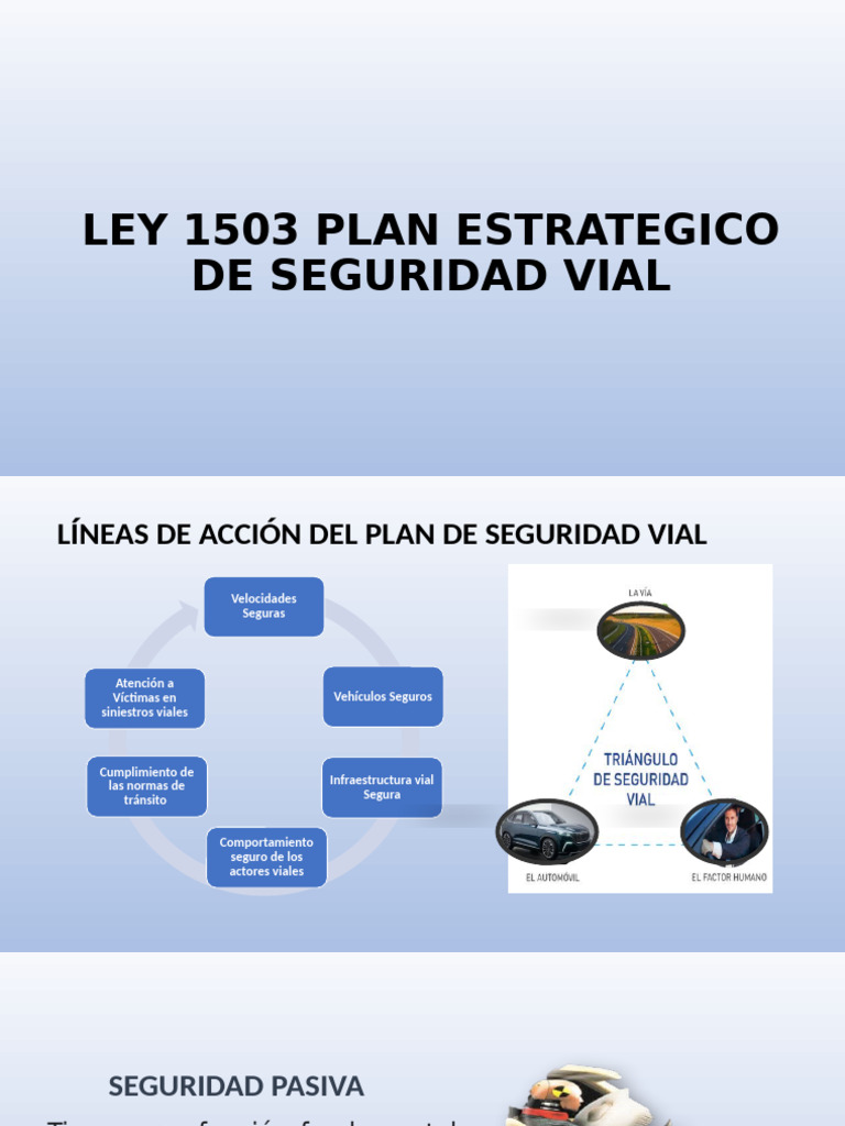 Plan Estratégico de Seguridad Vial 2022 | PDF