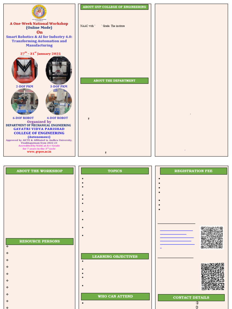 Workshop Smart Robotics GVPCE | PDF | Artificial Intelligence ...