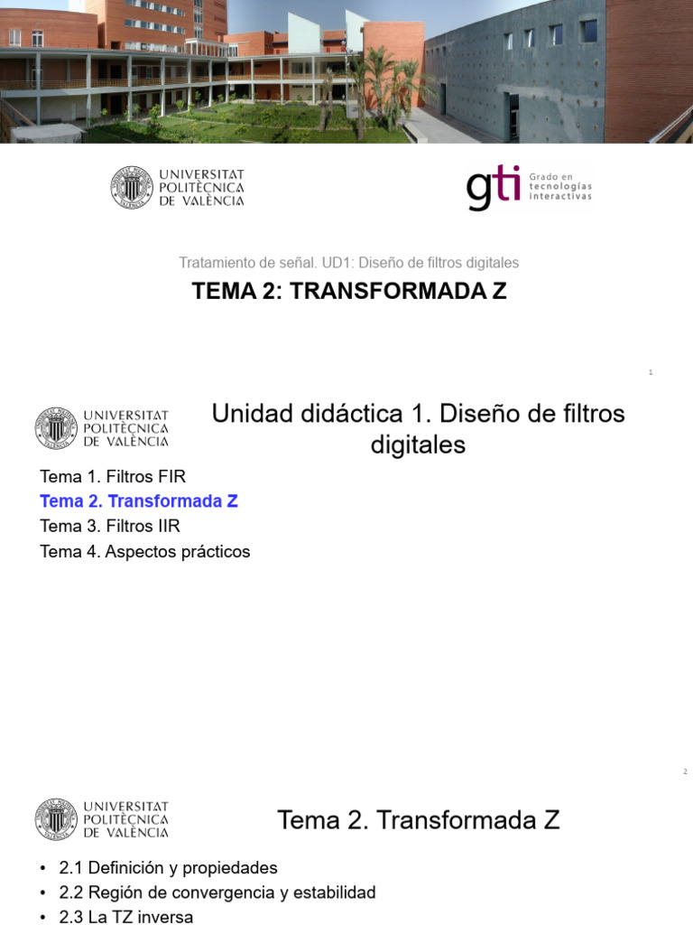 Transformada Z: Guía Completa | PDF | Física Matemática | Relaciones ...