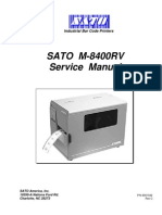 Sato M-8400rv Service Manual