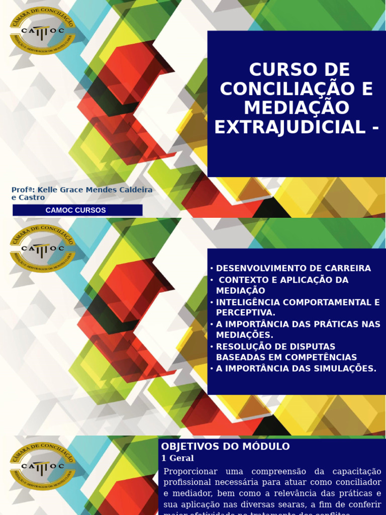 Curso de Mediação Extrajudicial 2025 | PDF | Mediação | Justiça