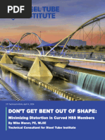 HSS Base Plate Design for Compression | PDF | Bending | Column