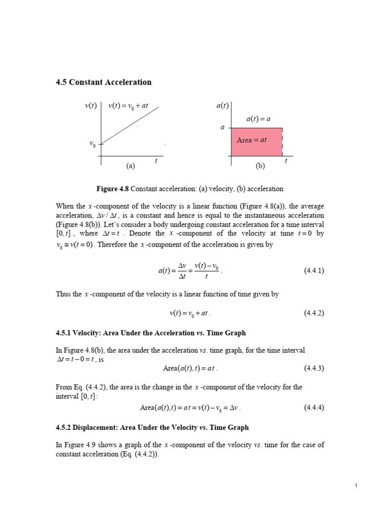 MIT8 01F16 Chapter4.5 | PDF | Velocity | Acceleration