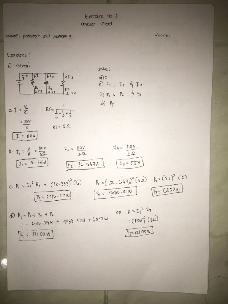 Exercise No.1 | PDF