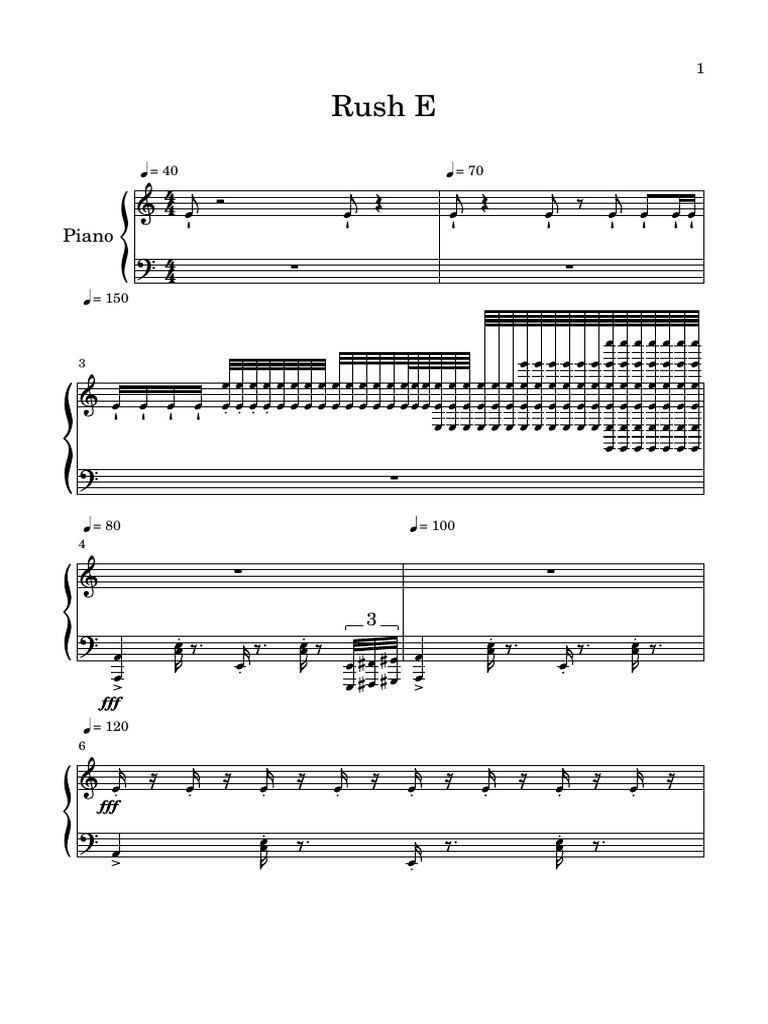 Rush E | PDF