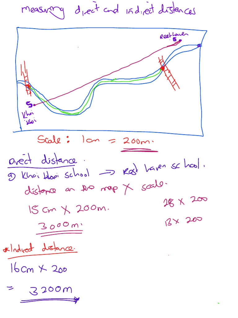 Direct and Indirect Distances[1] | PDF