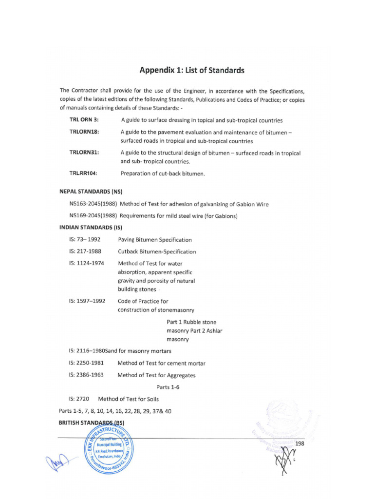 List of Standards-Codes | PDF