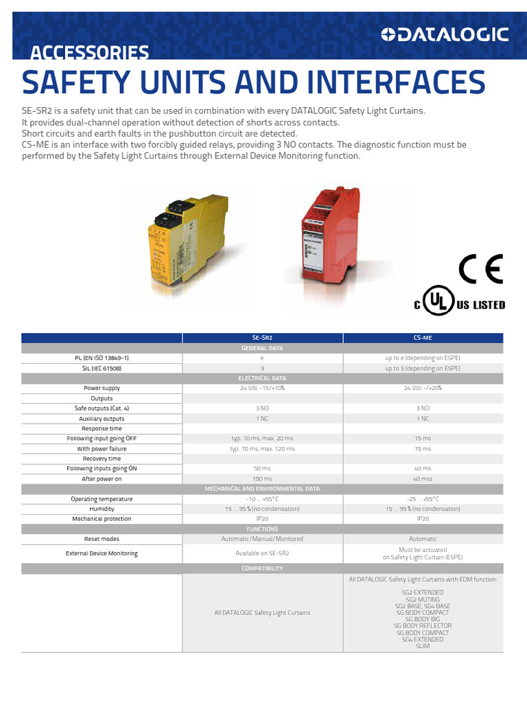 DS-Safety Units and interfaces-ENA4 | PDF