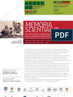 Memoria Scientiae III, Esperienza Insegna 2012