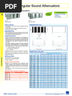 CAICE Attenuator Brochure Guide | PDF | Duct (Flow) | Sheet Metal