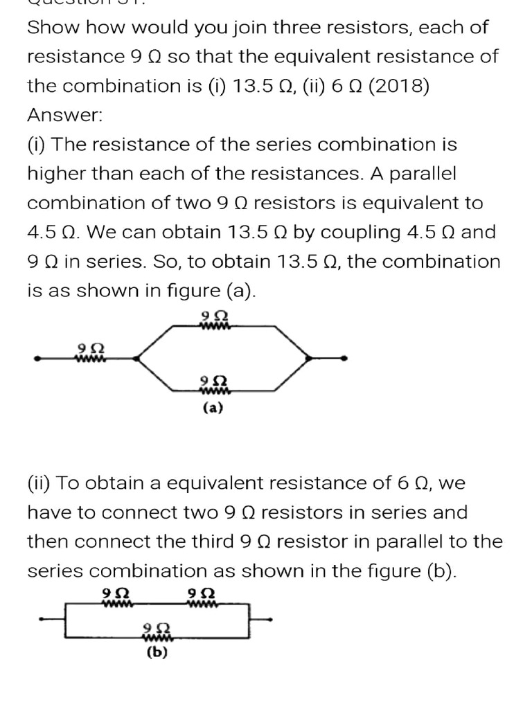Resistor Combinations and Power Calculations | PDF | Electrical ...