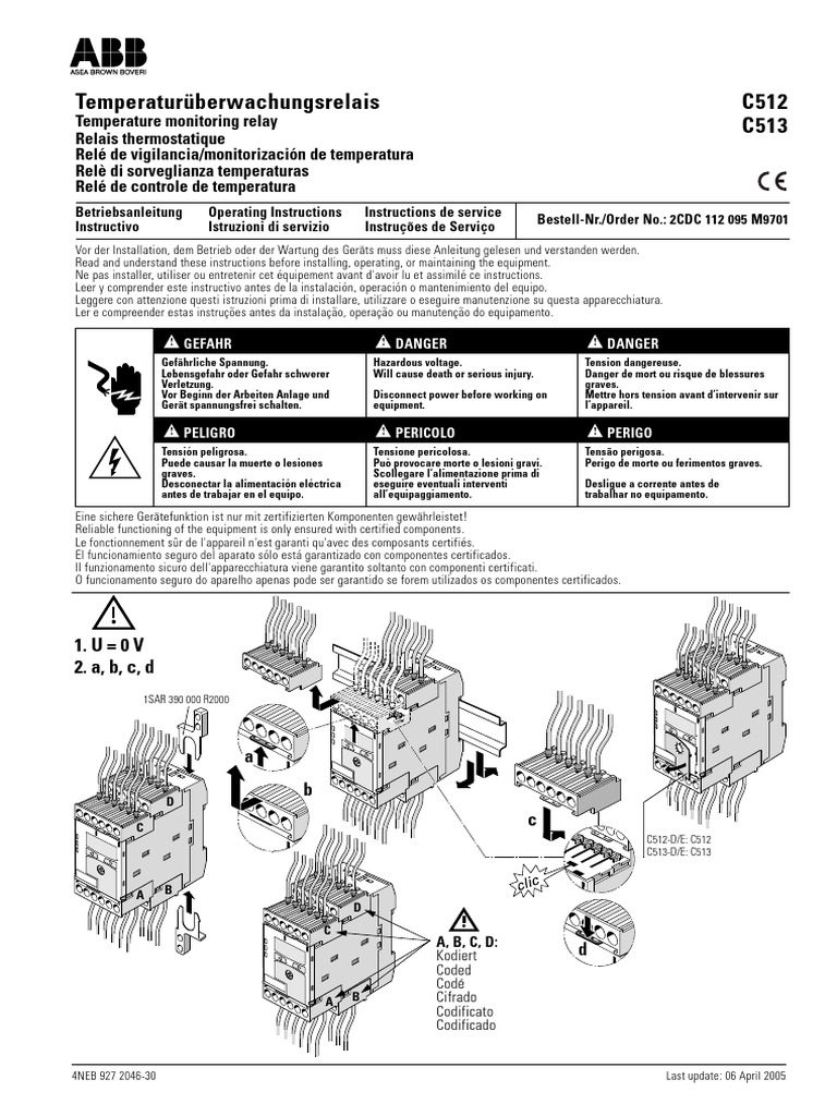 ABB CM-ENS.31S 1SVR730850R0300 Niveauüberwachungsrelais -unused