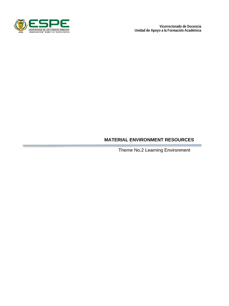 Unit. 2 Learning Environment | PDF | Perception | Inclusion (Education)
