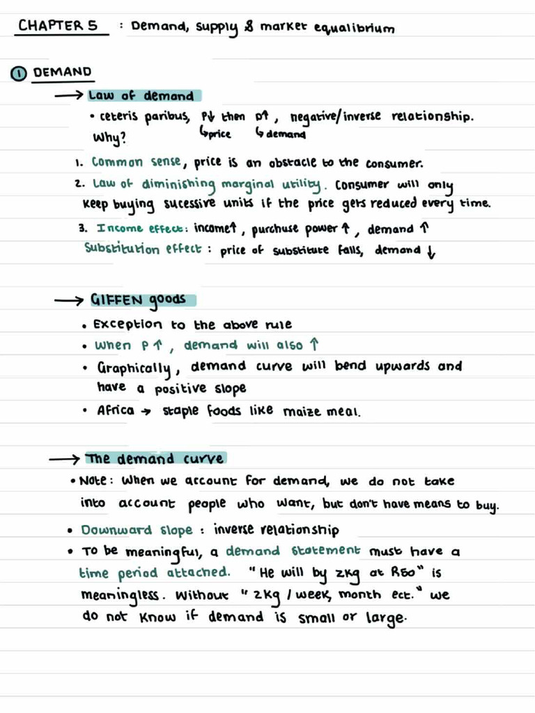 Chapter 5 Demand Supply And Market Equilibrium Pdf