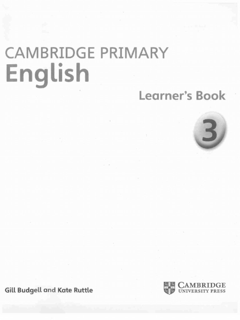 3cambridge Primary English Stage 3 Learner S Book | PDF
