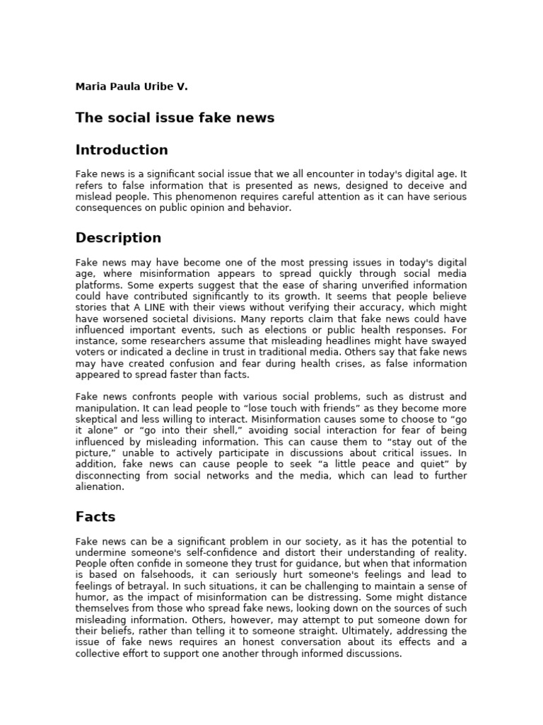 Combatting the Impact of Fake News | PDF | Cognition | Communication