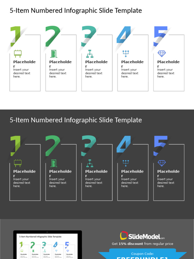 FF0523!01!5 Item Numbered Diagram Slide Template 16x9 1 | PDF