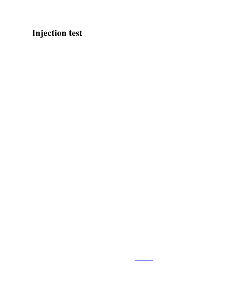 Injection test pdf computer science internet standards