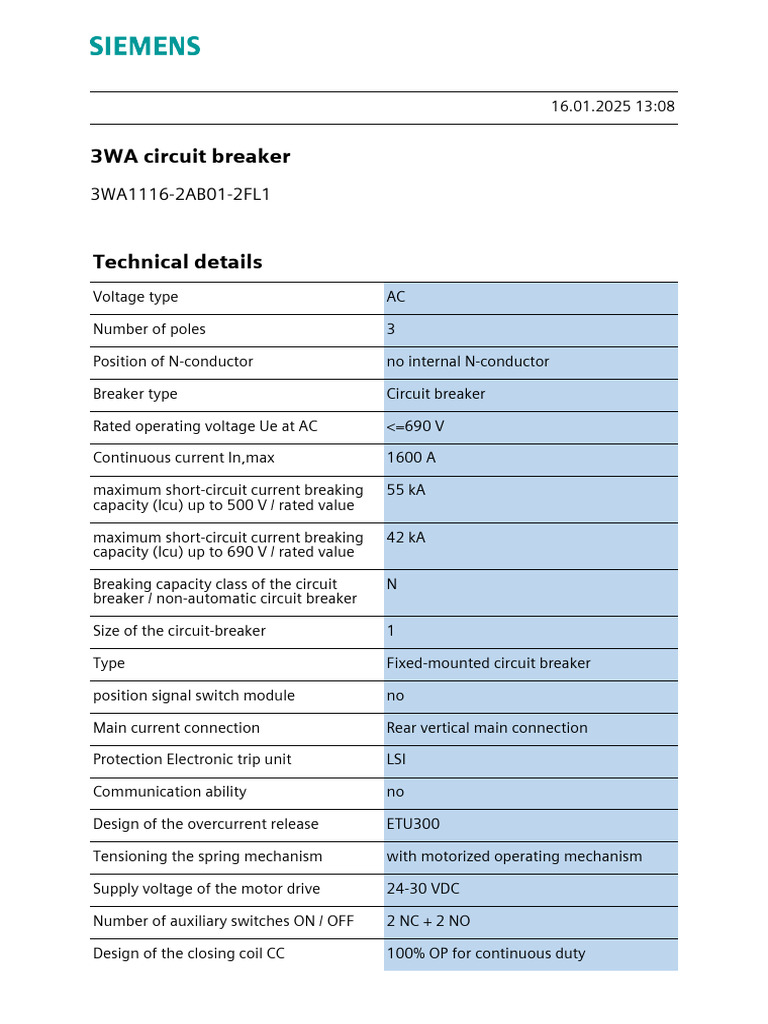 3wa 2025 01 16 | PDF | Power Electronics | Manufactured Goods