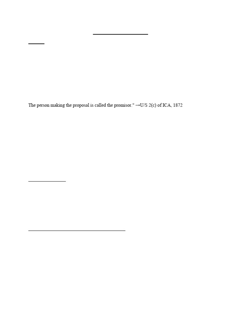 Understanding Offer and Acceptance in Contracts | PDF | Offer And ...