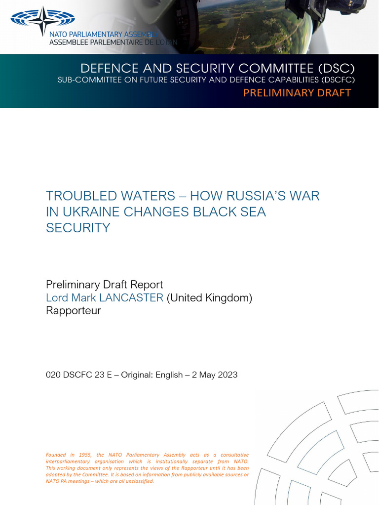 Russia's Invasions of Ukraine On Black Sea Security | PDF | Nato | Ukraine