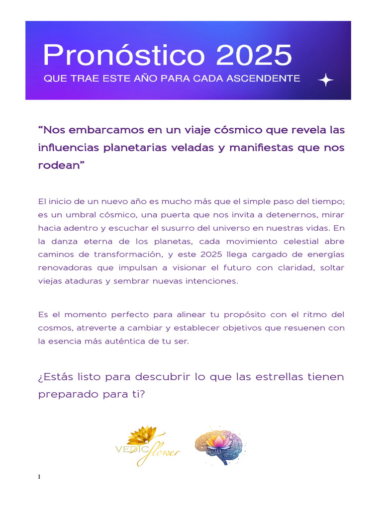 Guia Pronostico Astrologico 2025 PDF Zodíaco Astrología