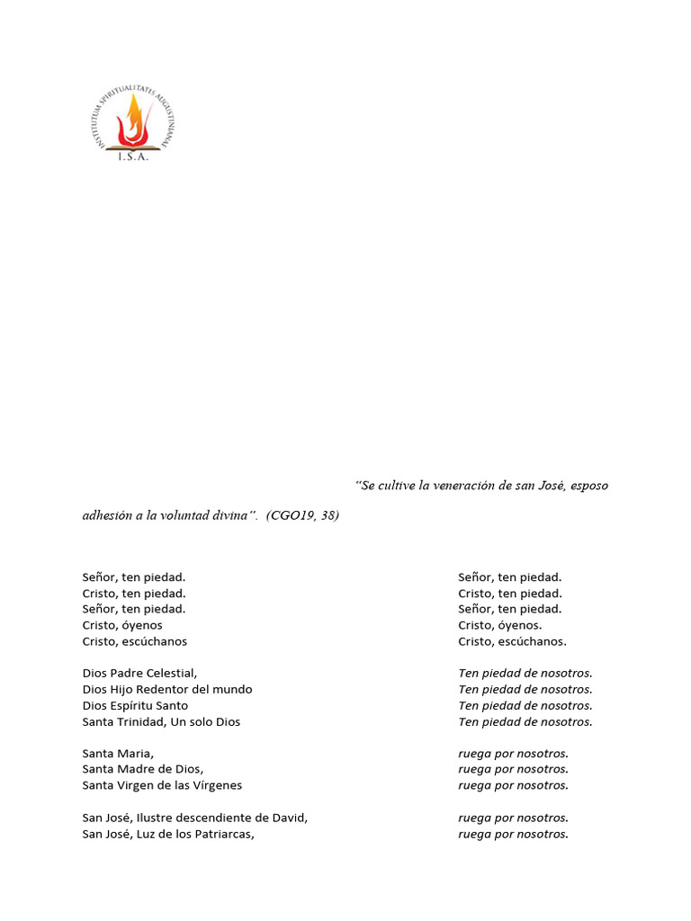 San Jose (ESP) | PDF | María, madre de Jesús | Jesús