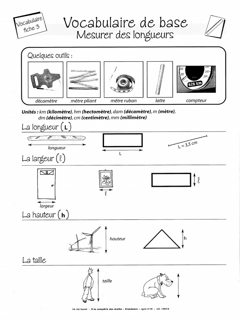 A La Conquête Des Maths - Grandeurs | PDF