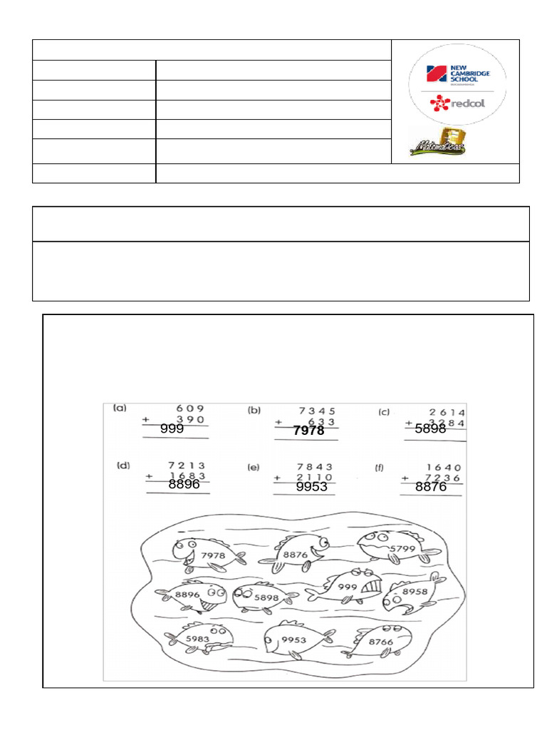 4th Grade Math Learning Guide | PDF | Multiplication | Number Theory