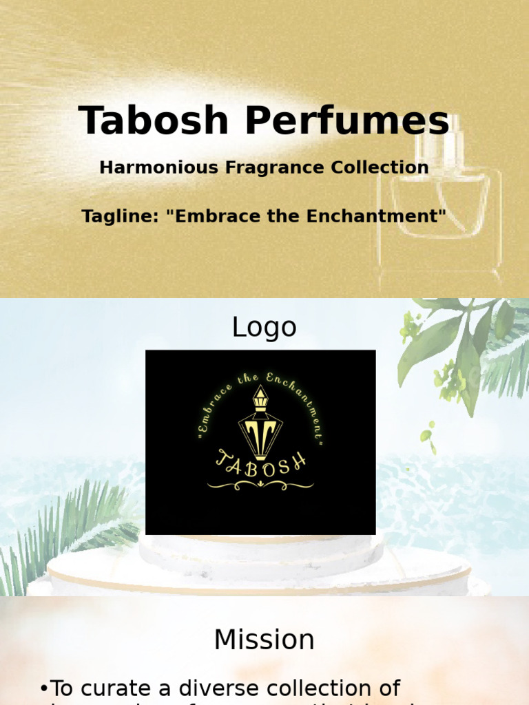 Tabosh Perfumes | PDF | Perfume