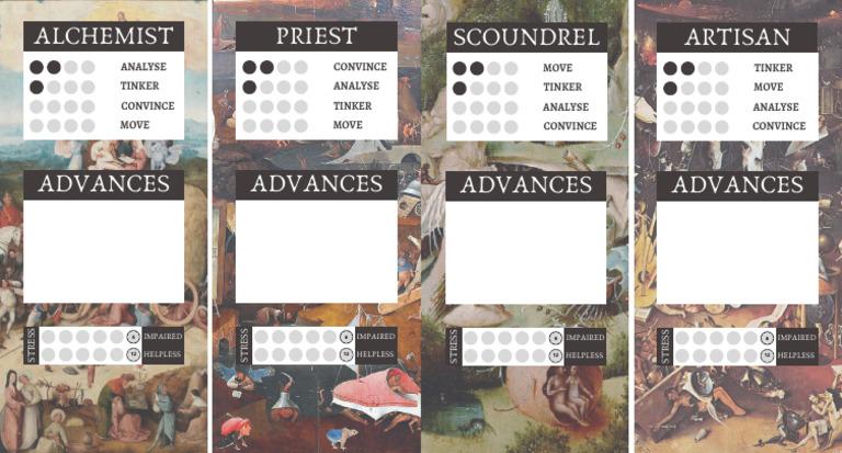 Hieronymous Playbooks Printable | PDF