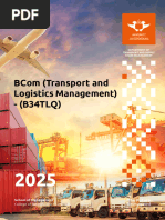 UJ Diploma in Logistics Management 2024 | PDF