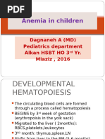 Pediatric FBC Normal Ranges | PDF | White Blood Cell | Hematology