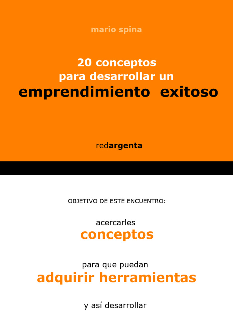 20 Claves para Emprender con Éxito | PDF | Iniciativa empresarial ...