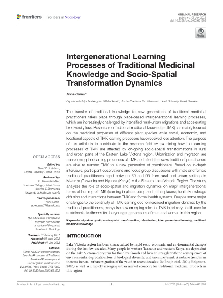 fsoc-07-661992 | PDF | Knowledge | Learning