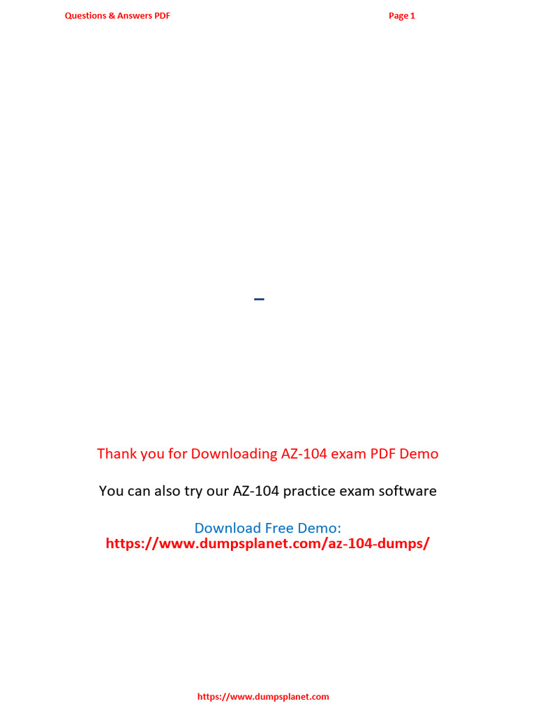 Az 104 Demo 1 | PDF | Active Directory | Microsoft Azure