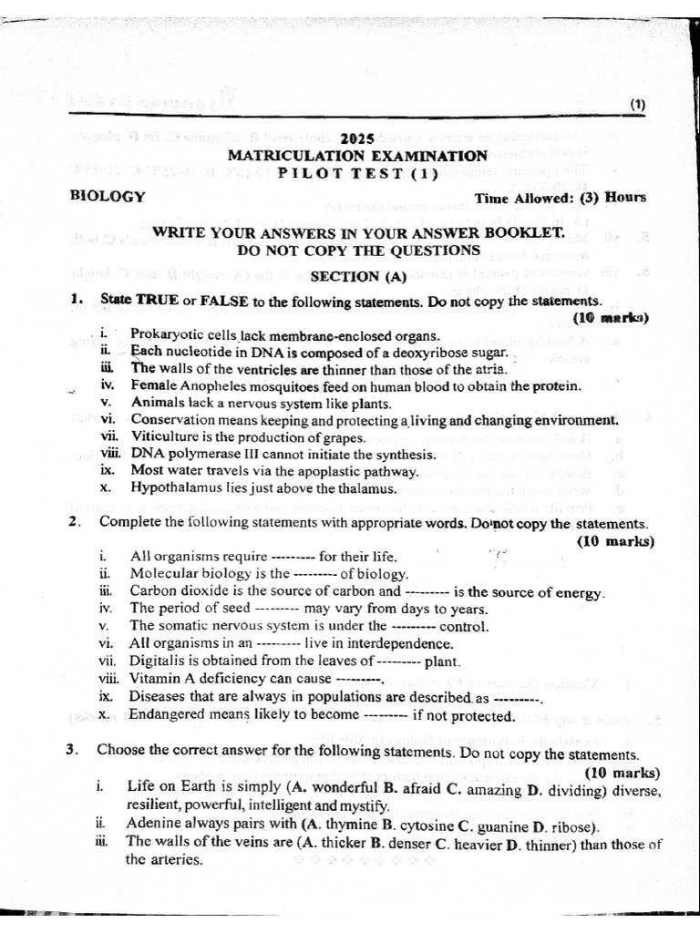 Bio 5 Set | PDF