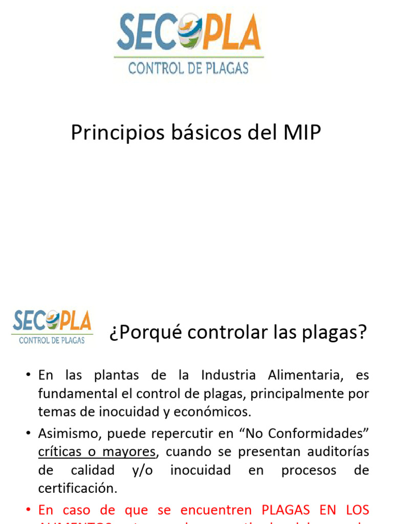 Control de Plagas en la Industria Alimentaria | PDF | Plaga (organismo ...