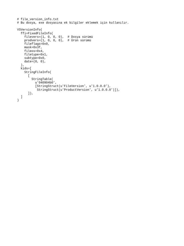 File Version Info | PDF