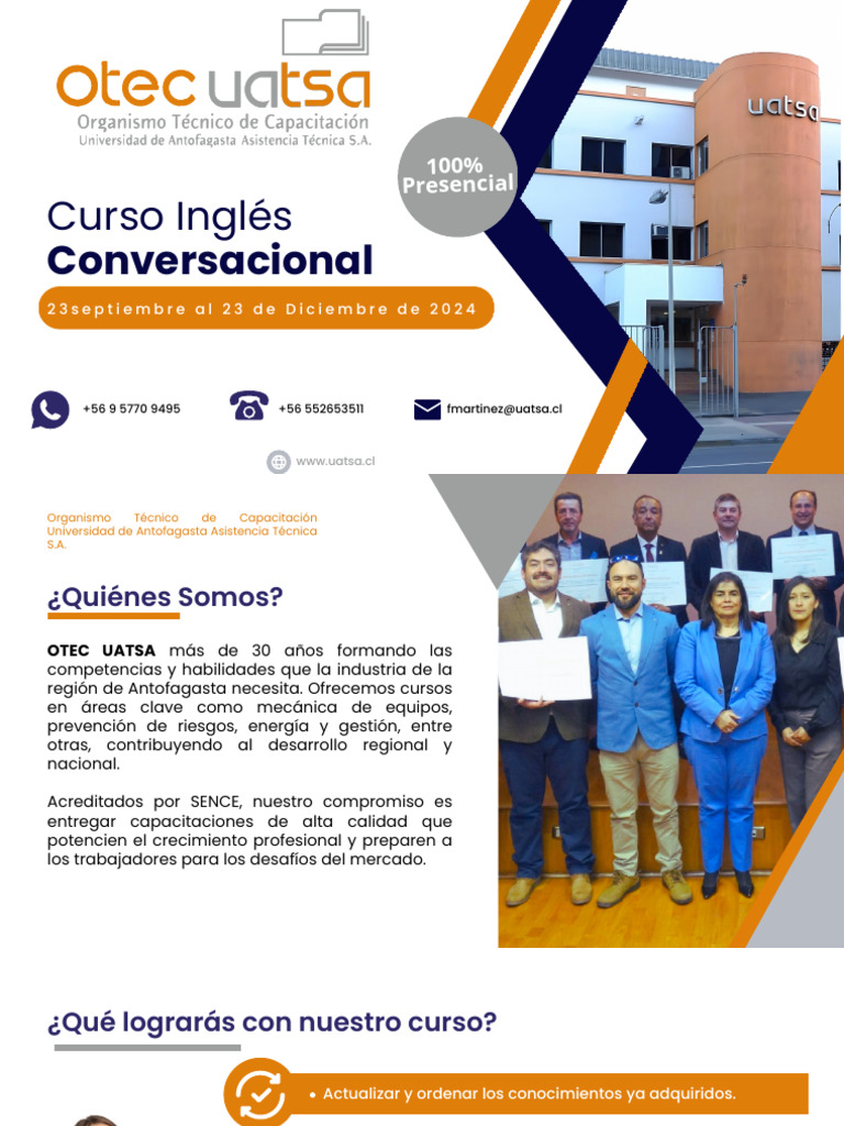 Curso de Inglés Conversacional Presencial | PDF | Multilingüismo ...