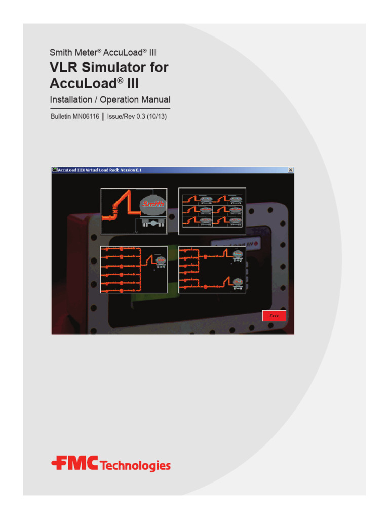AccuLoad III VLR Simulator Manual | PDF | Feedback | Valve