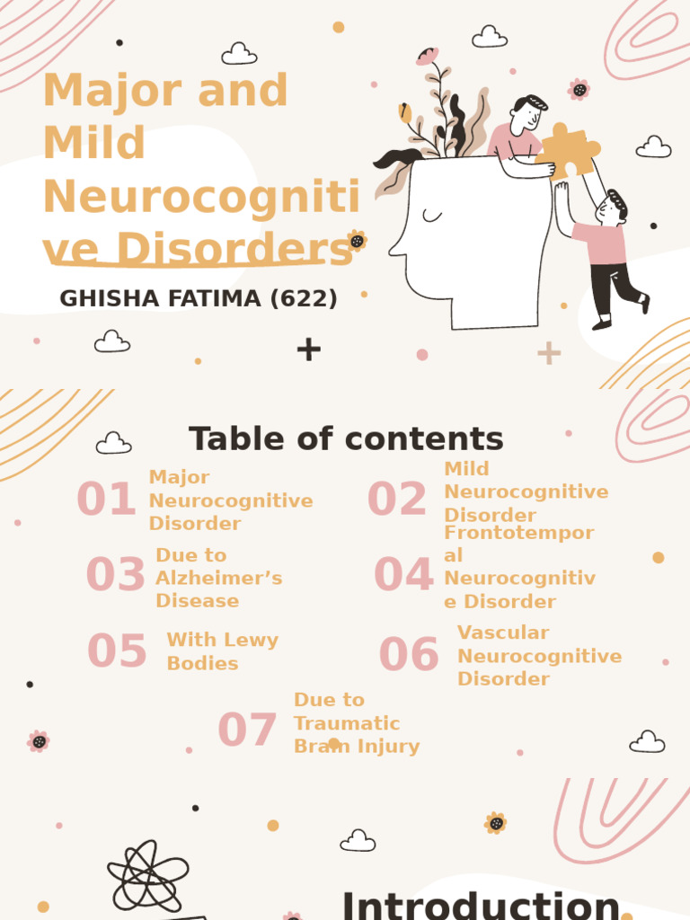 Major and Mild Neurocognitive Disorders | PDF | Mental Disorder | Dementia