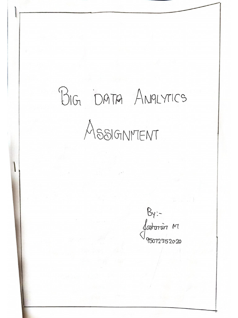 Jas BD Assignment 2 | PDF