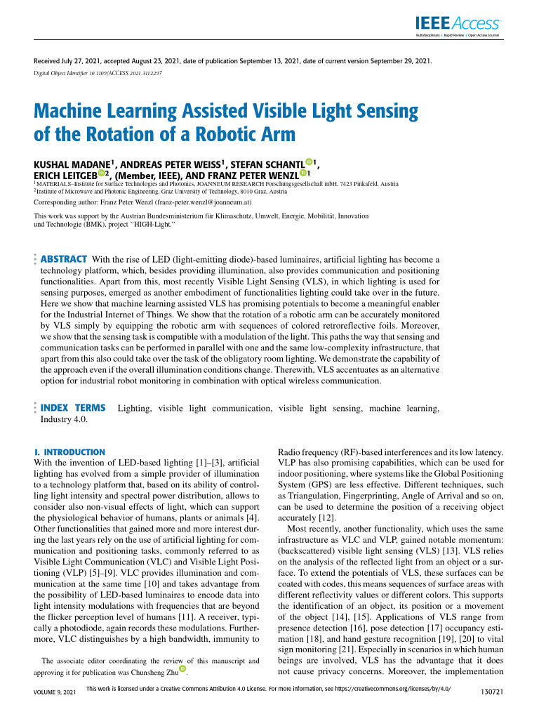 Machine Learning for Robotic Arm Sensing | PDF | Operational Amplifier ...
